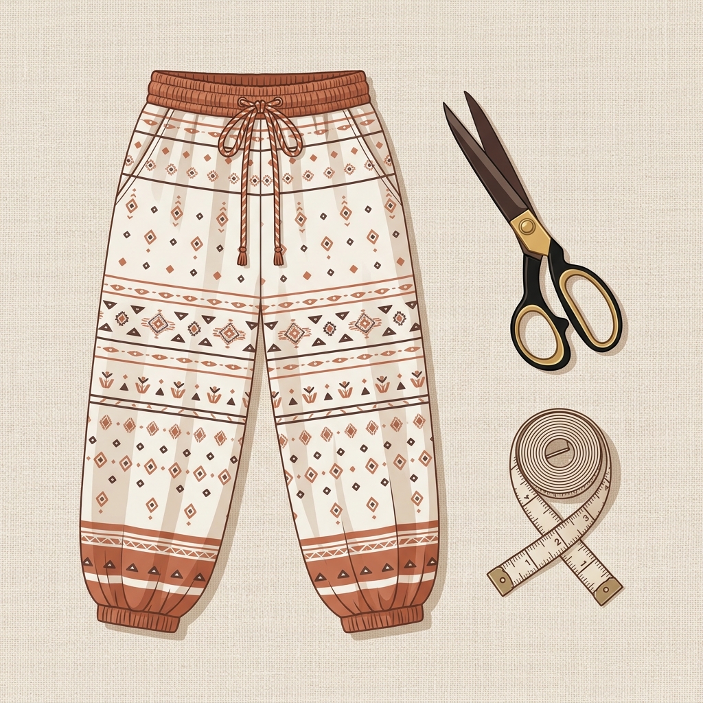 From Basic to Boho: Transform Your Pants Pattern into Chic Harem Pants