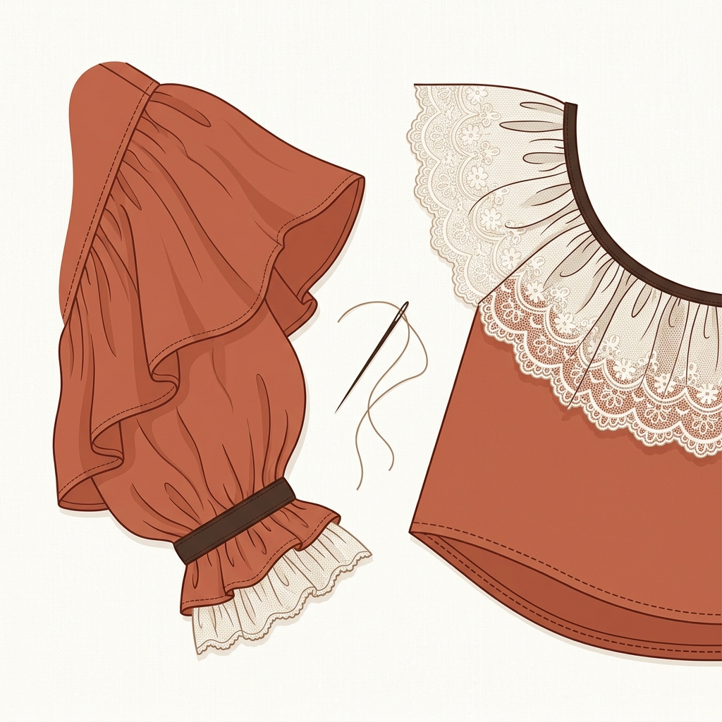 Sewing Ruffle Sleeves