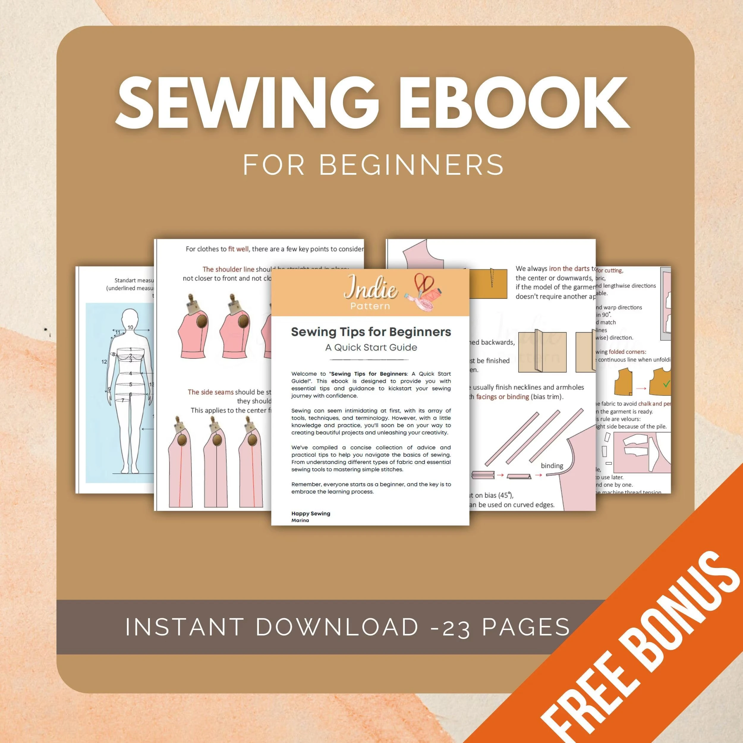 Bonus Sewing Planner Cover