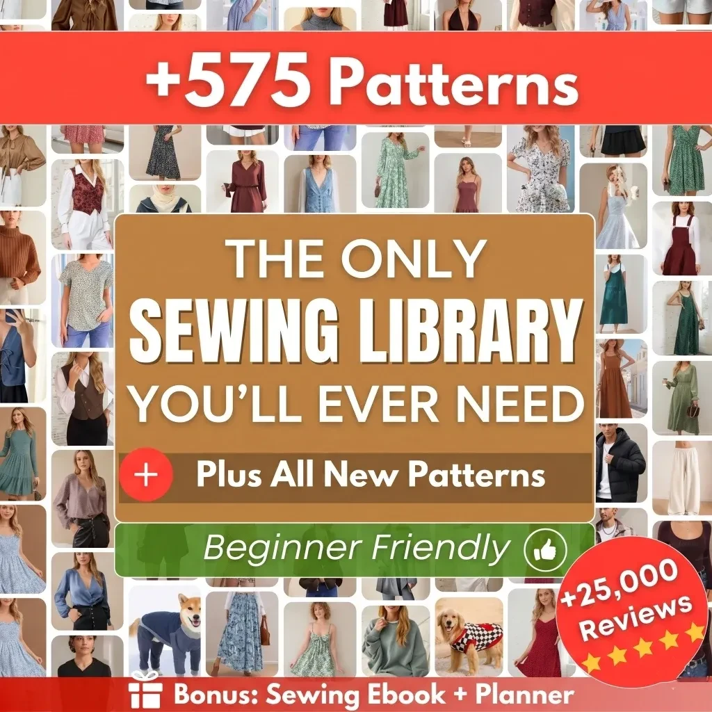 Sewing Pattern Library +550 Patterns - Whole Shop Bundle Cover Image 1