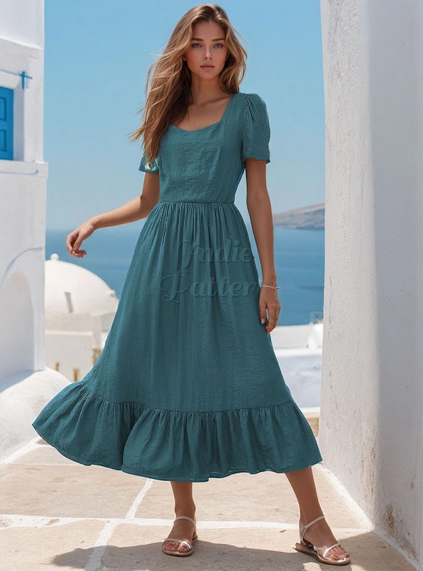 Milkmaid Dress Sewing Pattern