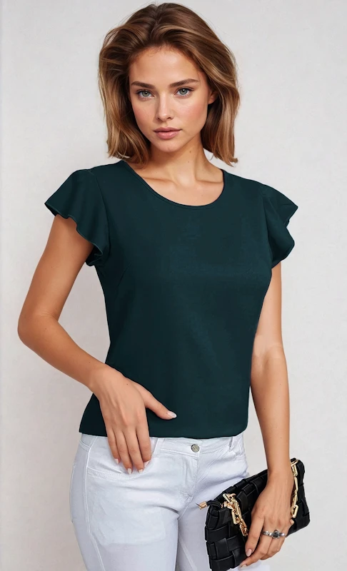Ruffled Comfy Blouse Sewing Pattern