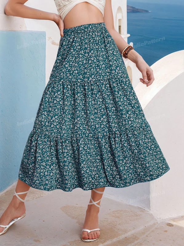 Tiered Skirt Sewing Pattern