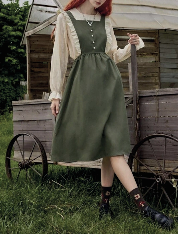 Apron Dress Sewing Pattern