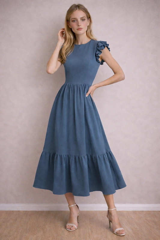 Ruffle Dress Sewing Pattern