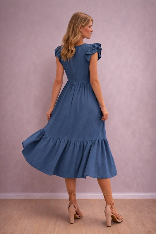 Ruffle Dress Sewing Pattern