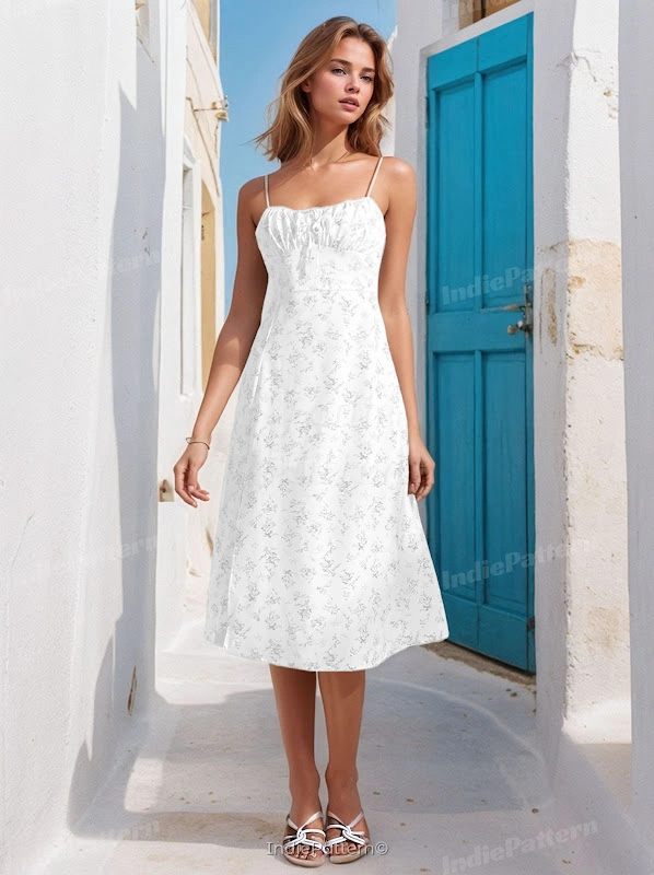 Slit Dress Sewing Pattern