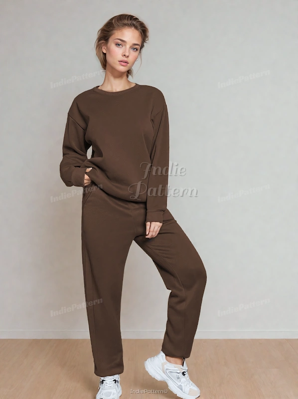 Sweatshirt and Jogger Set Sewing Pattern