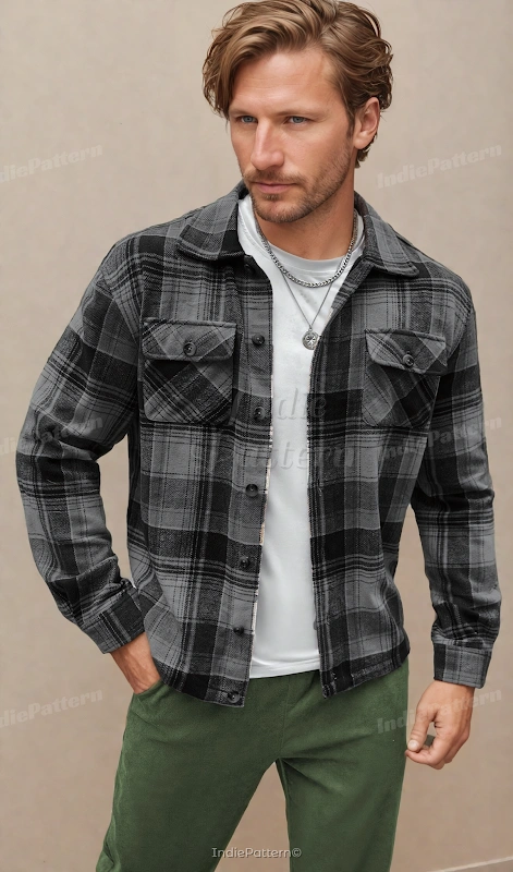 Button Jacket Sewing Pattern