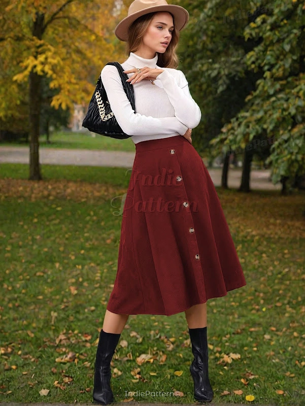 Midi Skirt Sewing Pattern