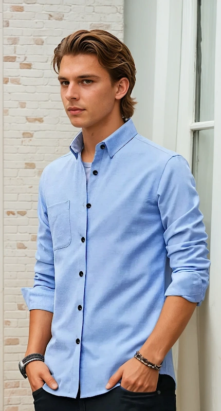 Classic Men Shirt Sewing Pattern