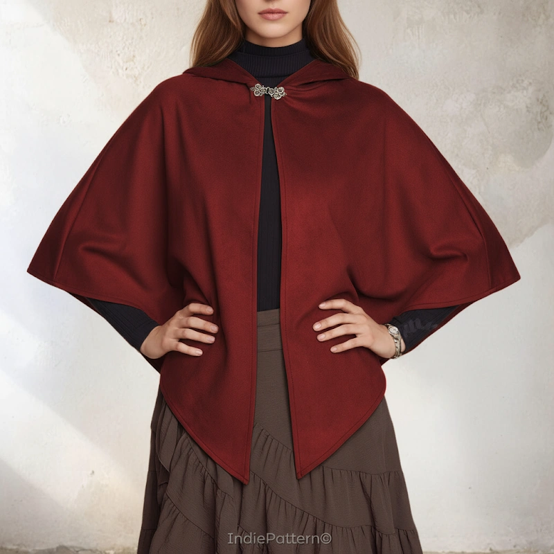 Short Cape Sewing Pattern