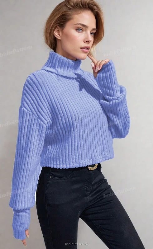 Turtleneck Sweater Sewing Pattern