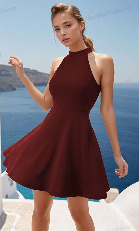 Halter Dress Sewing Pattern