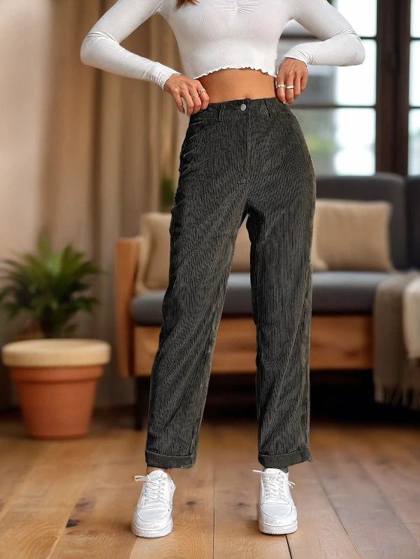 Straight Pants Sewing Pattern
