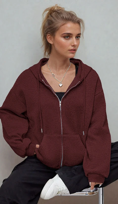 Zip Up Hoodie Sewing Pattern