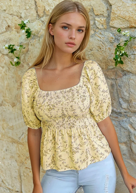 Shirred Blouse Sewing Pattern