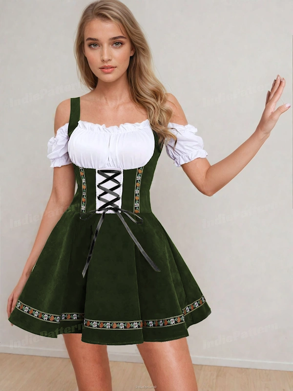 Dirndl Dress Sewing Pattern