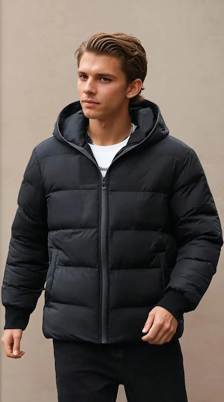 Men Puffer Jacket Sewing Pattern