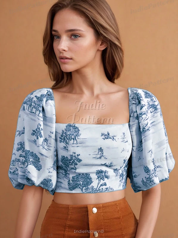 Milkmaid Top Sewing Pattern
