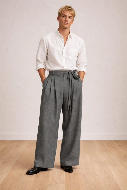 Men Hakama Pants Sewing Pattern