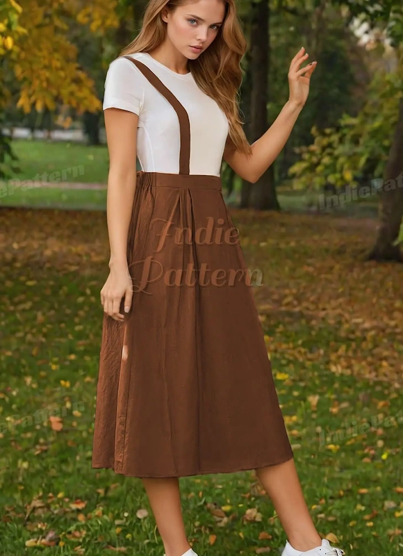 Pinafore Skirt Sewing Pattern