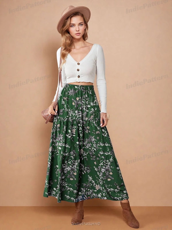 Maxi Skirt Sewing Pattern