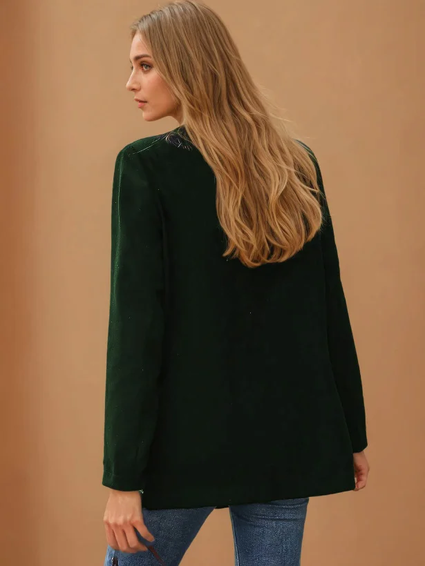 Blazer PDF sewing pattern: shawl-lapel blazer, back view