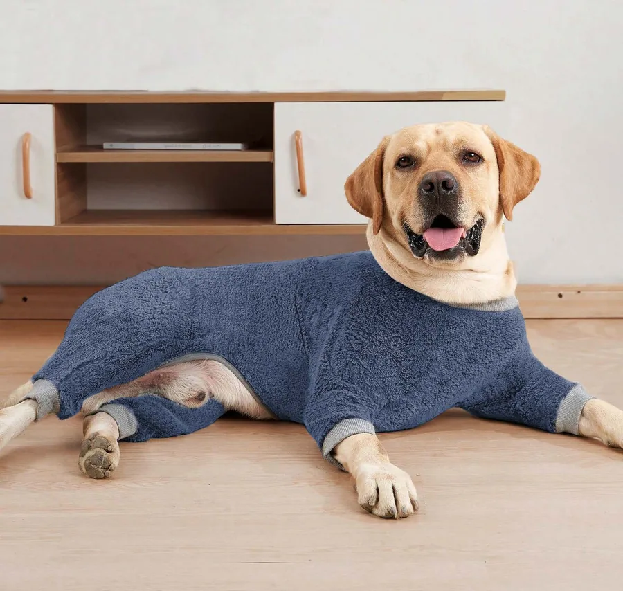 Dog Pajama PDF sewing pattern: fleece dog onesie, view 3 of 3