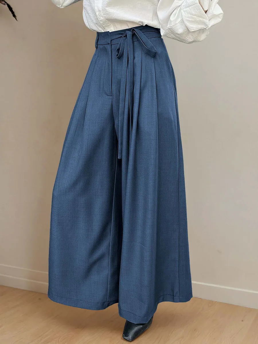Hakama Pants PDF sewing pattern: pleated hakama trousers, view 3 of 3