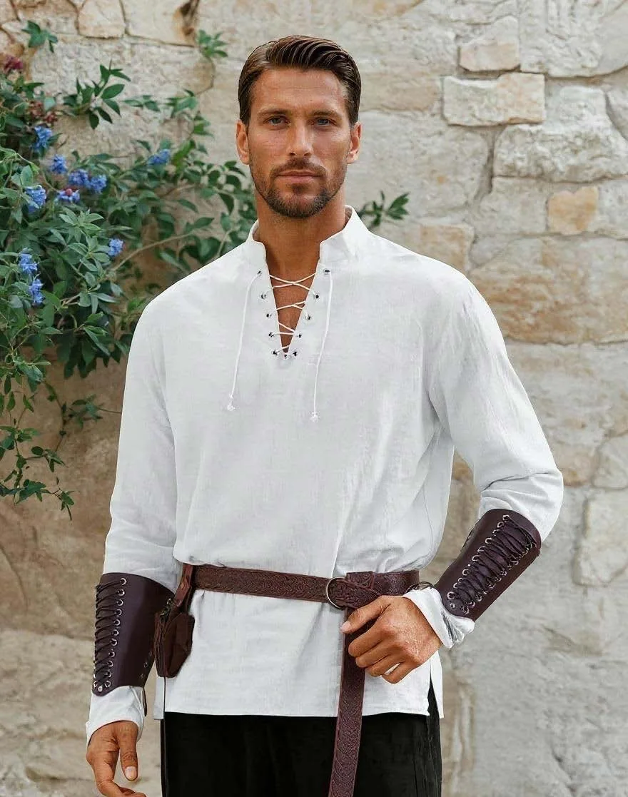 Medieval Shirt PDF sewing pattern: laced medieval shirt, view 3 of 3