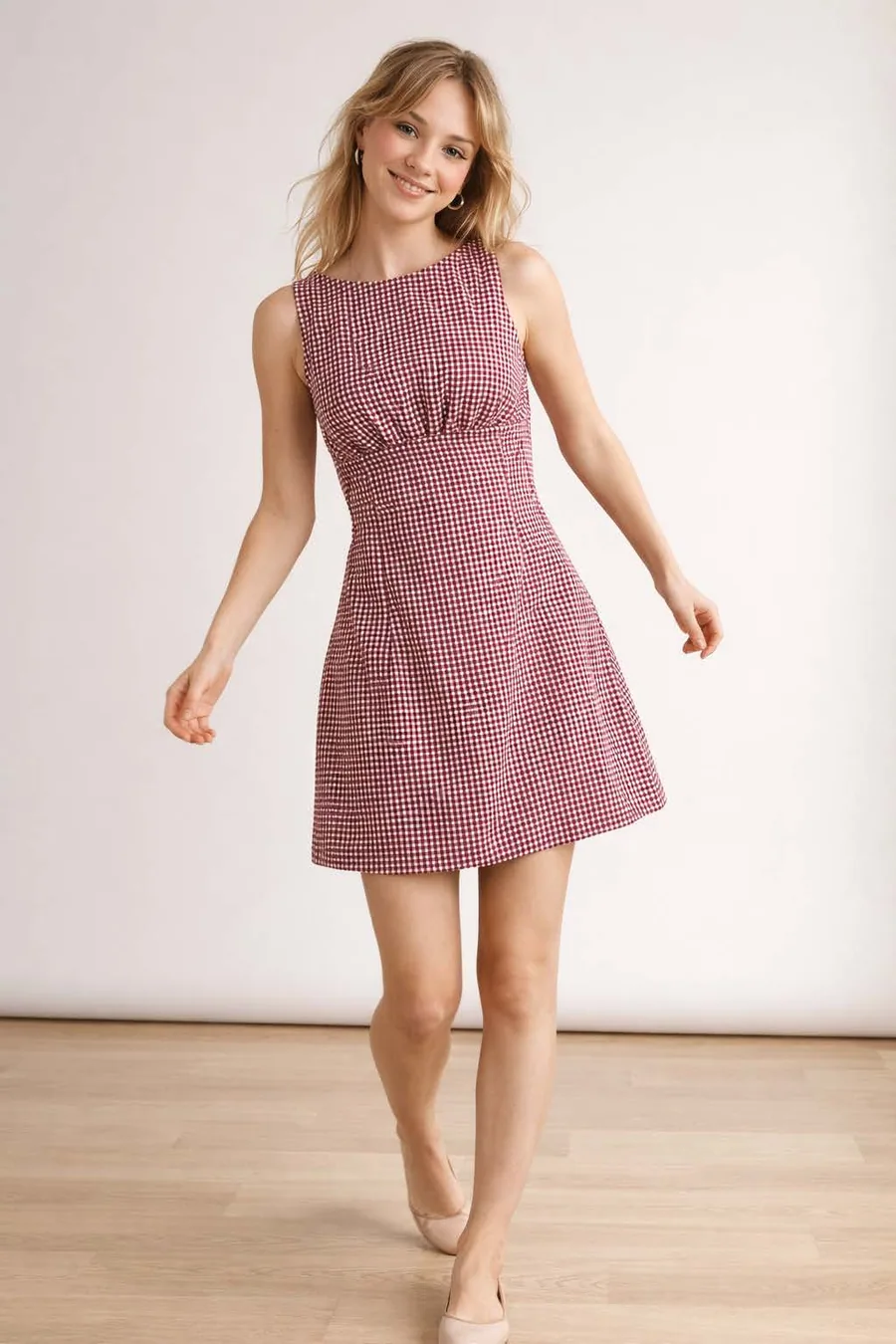 Mira Dress PDF sewing pattern: fit-and-flare mini dress, view 3 of 3