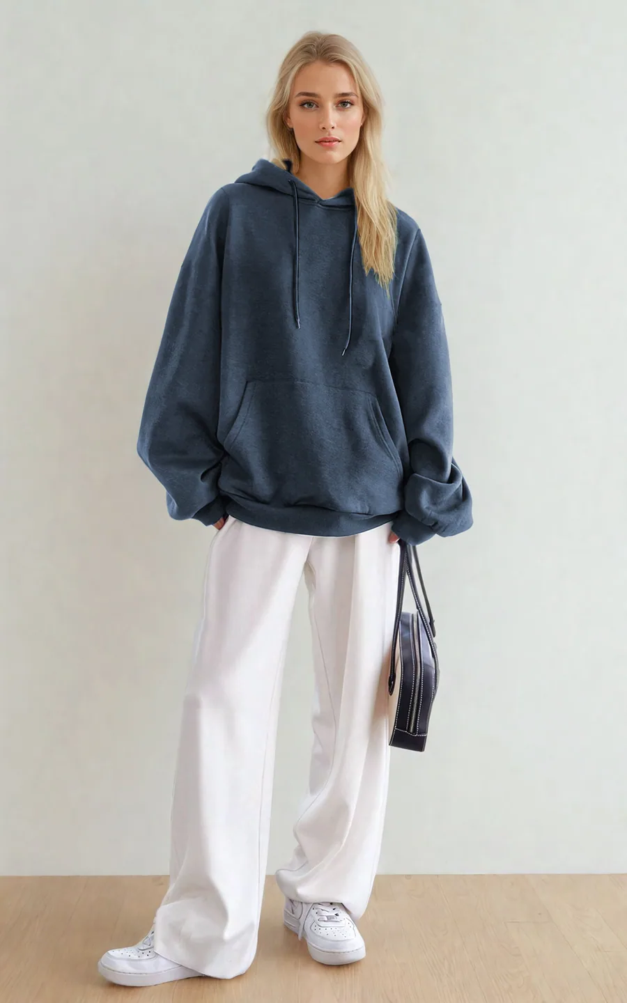 Oversized Hoodie PDF sewing pattern: oversized pullover hoodie, view 3 of 3