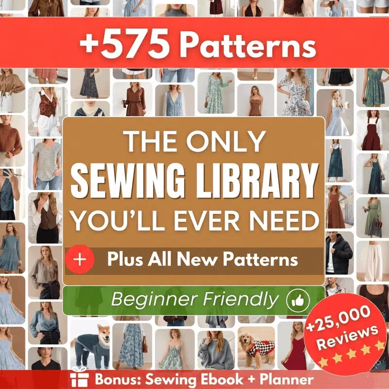 Indie Sewing Patterns visual slideshow showcasing dresses, coats, and tops